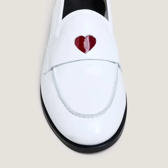 Mocassins à bouts ronds et cœurs