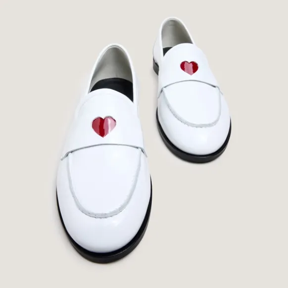 Mocassins à bouts ronds et cœurs