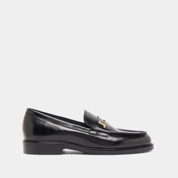 Mocassins à bouts ronds et monogrammes