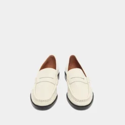 Mocassins à bouts ronds et froncés