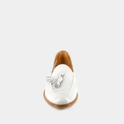 Mocassins à bouts ronds et pompons