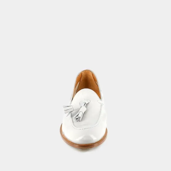 Mocassins à bouts ronds et pompons