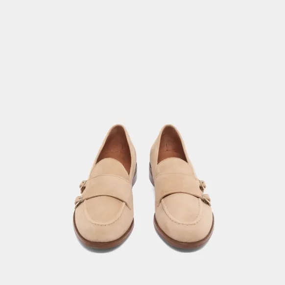 Mocassins à bouts ronds et boucles