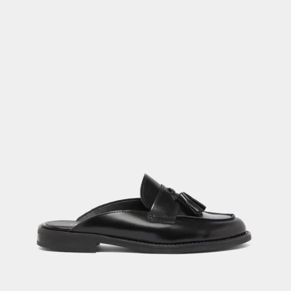 Mocassins à glands et bouts arrières ouv...