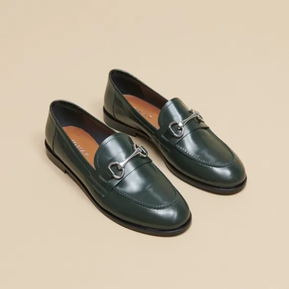 Mocassins à mors argentés