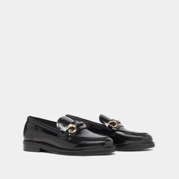 Mocassins à mors dorés