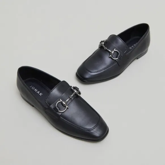 Mocassins à mors et bouts carrés