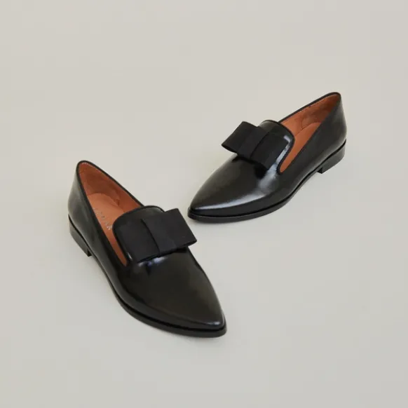 Mocassins à noeuds et bouts pointus