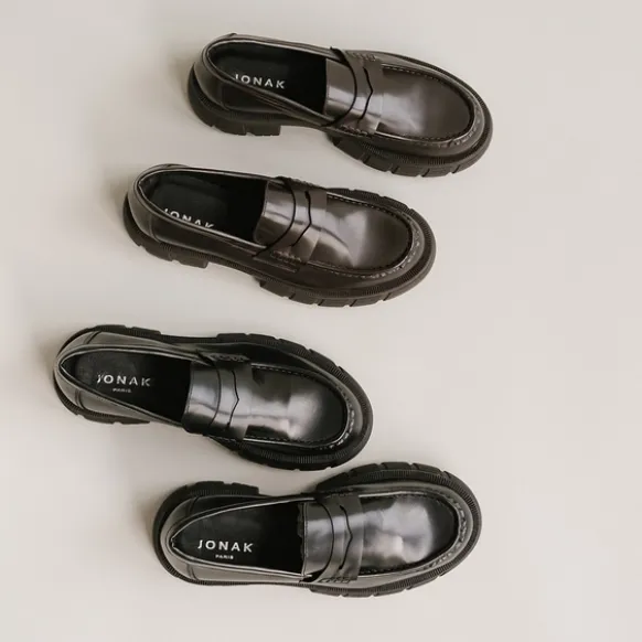 Mocassins à semelles crantées