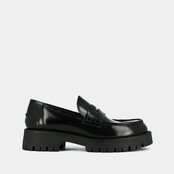 Mocassins à semelles crantées