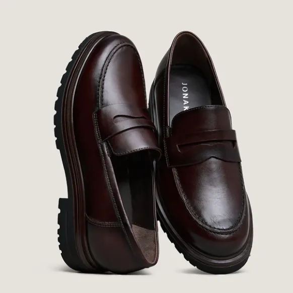 Mocassins à semelles crantées