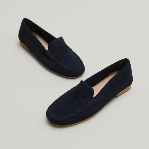 Mocassins à surpiqûres
