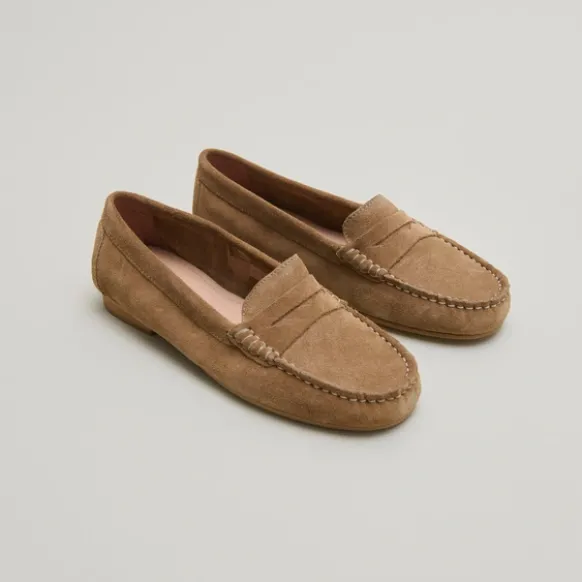 Mocassins à surpiqûres