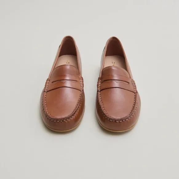 Mocassins à surpiqûres