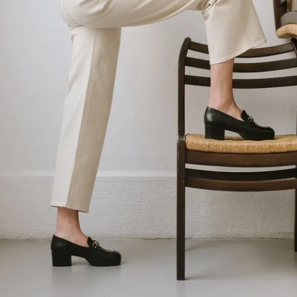 Mocassins à talon