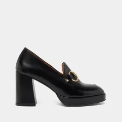 Mocassins à talons et mors