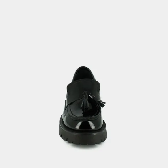 Mocassins à talons plats