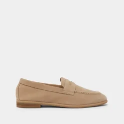 Mocassins à talons plats et bouts arrond...