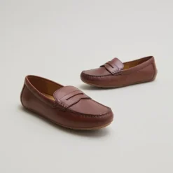 Mocassins froncés