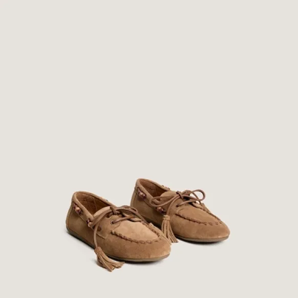 Mocassins souples à détails perlés