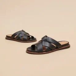 Mules à brides larges