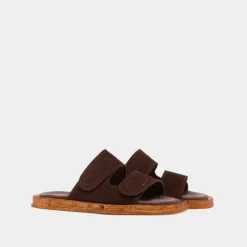 Mules à deux lanières