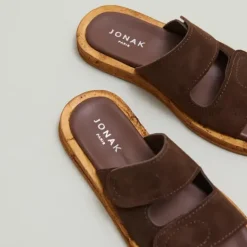 Mules à deux lanières