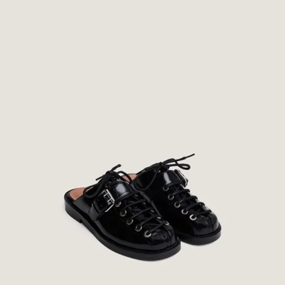 Mules à lacets