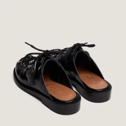 Mules à lacets