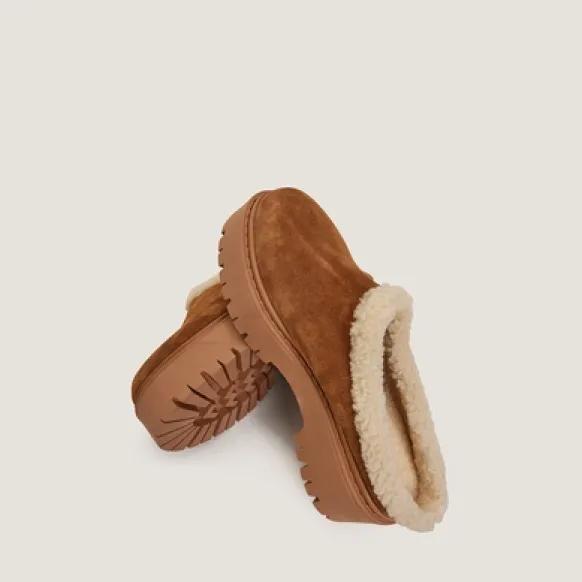 Mules à semelles crantées