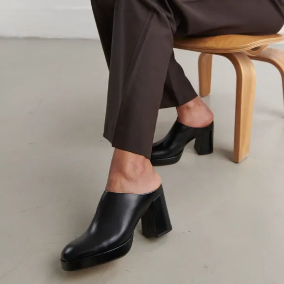 Mules à talons