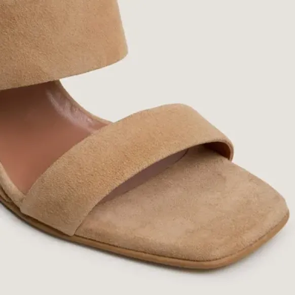 Mules à talons compensés