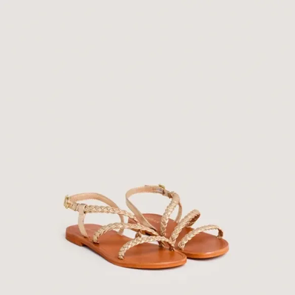Nu-pieds à boucles ajustables