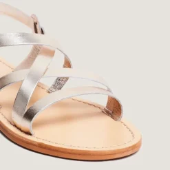 Nu-pieds à brides croisées