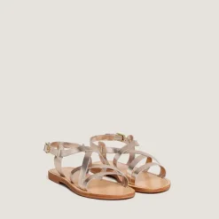 Nu-pieds à brides croisées