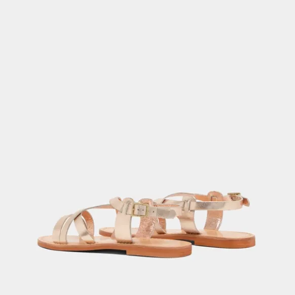 Nu-pieds à brides croisées
