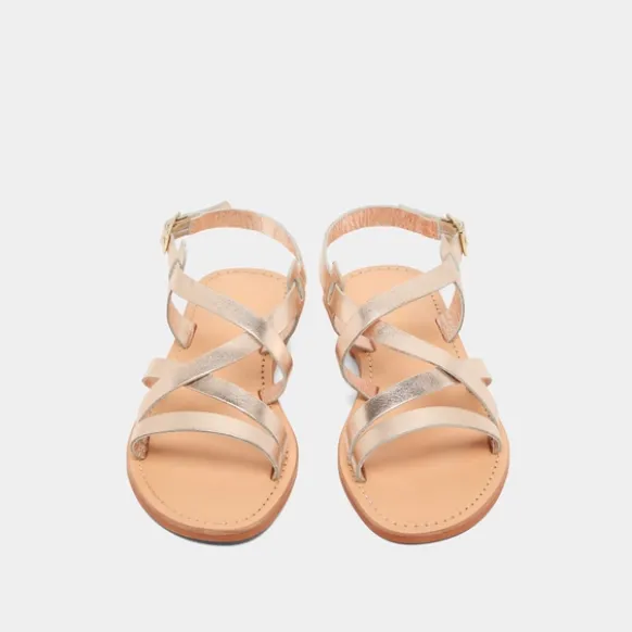 Nu-pieds à brides croisées