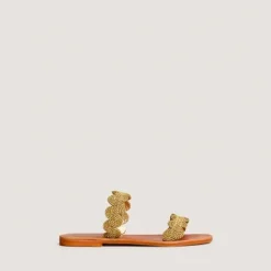 Nu-pieds à brides torsadées