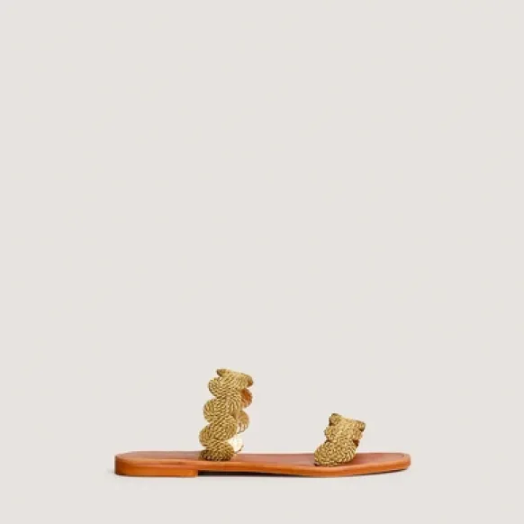 Nu-pieds à brides torsadées