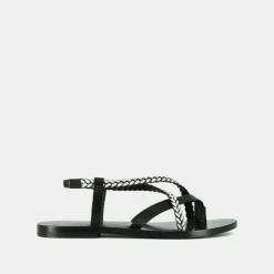 Nu-pieds à brides tressées
