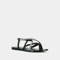 Nu-pieds à brides tressées