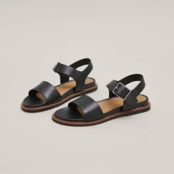 Sandales à brides et bouts ouverts