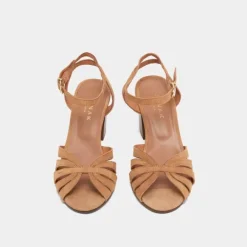 Sandales à brides et bouts ouverts