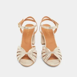 Sandales à brides et bouts ouverts