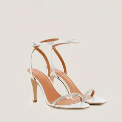 Sandales à brides fines et cristaux Swarovski