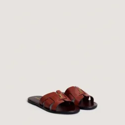 sandales à monogrammes