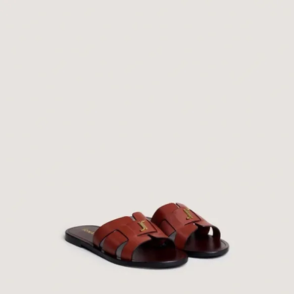sandales à monogrammes