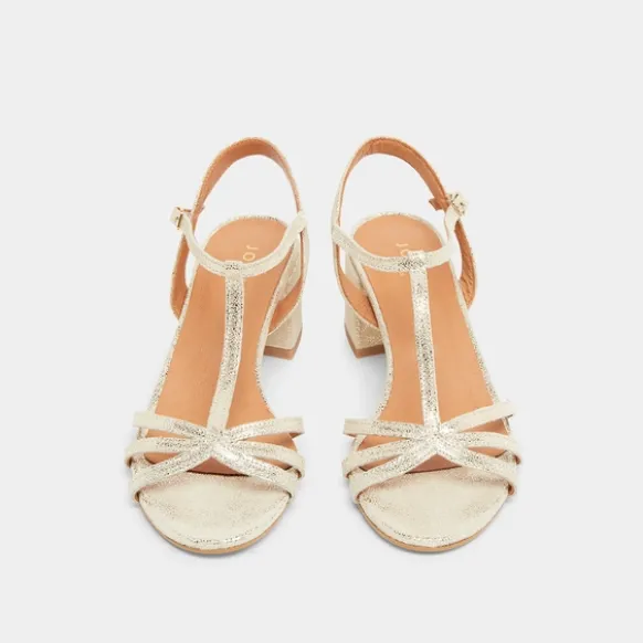 Sandales à talons et bouts ouverts