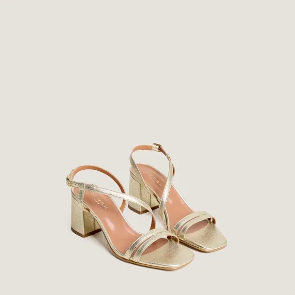 Sandales à talons et brides