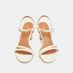 Sandales à talons et brides